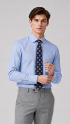 PrestigeLine Luxury Wool Suit – Double-Twist, Half-Canvas Structure