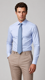 ExecutiveWarm Insulated Wool Suit – Half-Canvas Formal Structure in Oatmeal