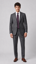 CitySartorial Merino Wool Suit – Half-Canvas Executive Fit
