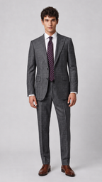 CitySartorial Merino Wool Suit – Half-Canvas Executive Fit