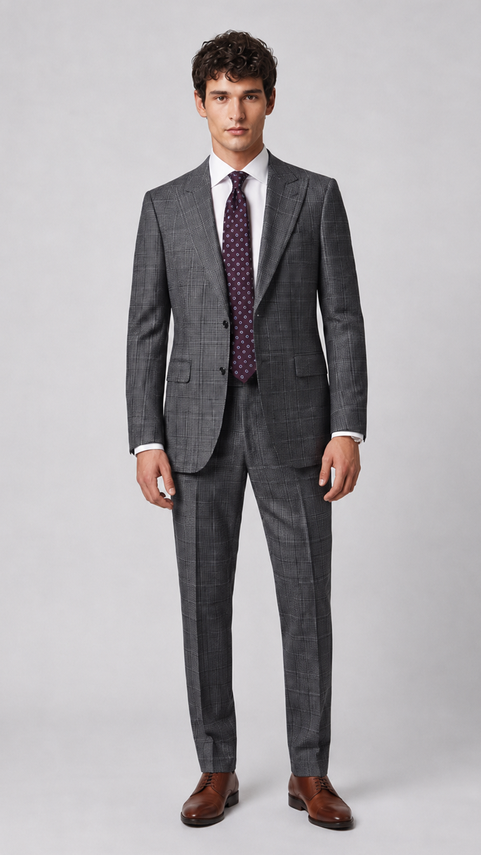 CitySartorial Merino Wool Suit – Half-Canvas Executive Fit