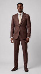 LiteWool Featherlight Wool Suit – Half-Canvas in Oatmeal