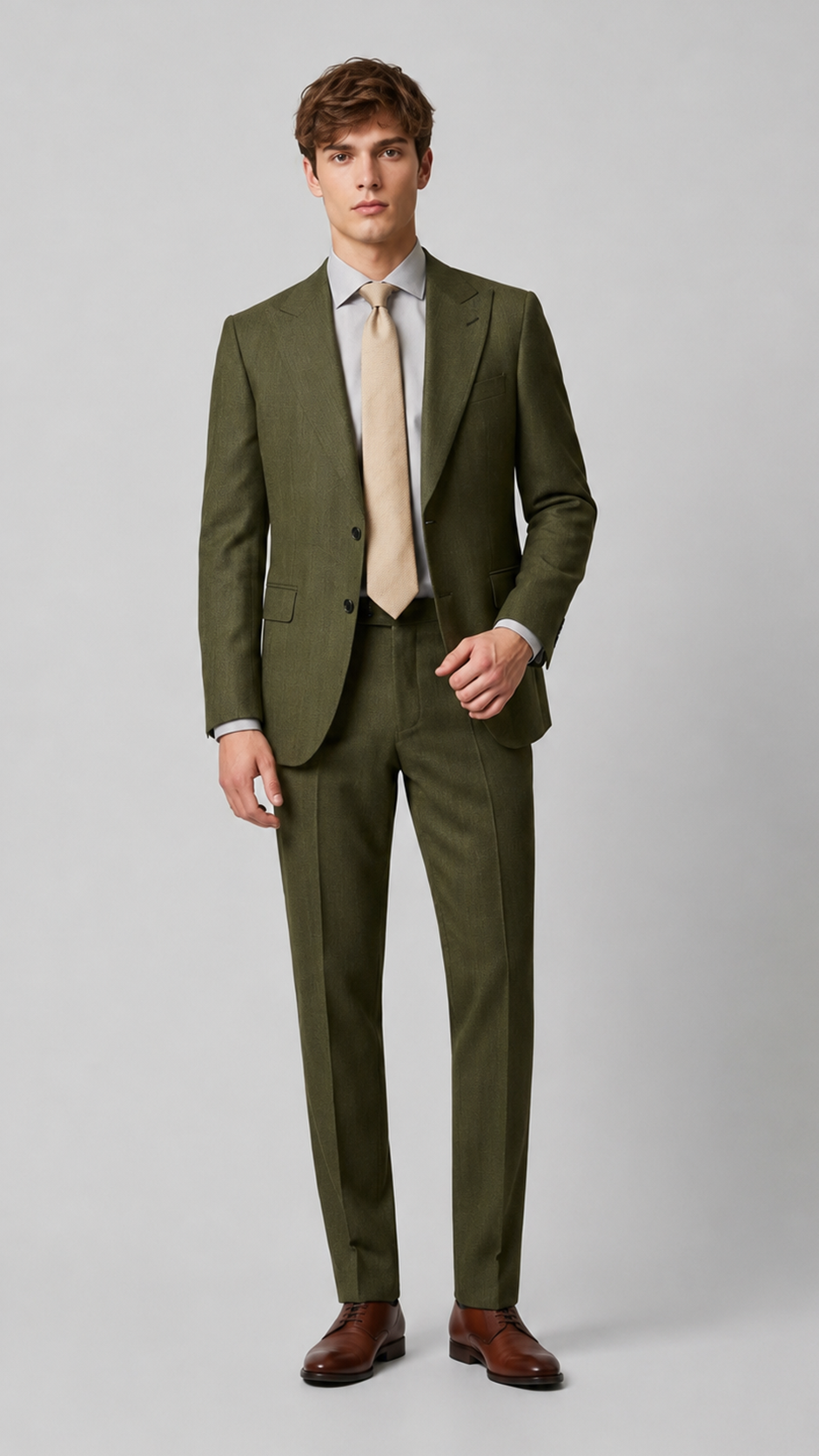 SartoPro Premium Wool Suit – Half-Canvas & 3D Tailored Fit