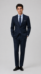 WarmCore Insulated Wool Suit – Executive Half-Canvas Structure