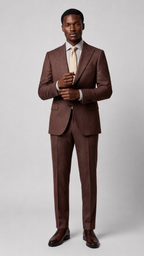 LiteWool Featherlight Wool Suit – Half-Canvas in Oatmeal