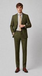 SartoPro Premium Wool Suit – Half-Canvas & 3D Tailored Fit