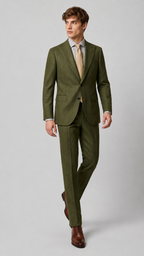 SartoPro Premium Wool Suit – Half-Canvas & 3D Tailored Fit
