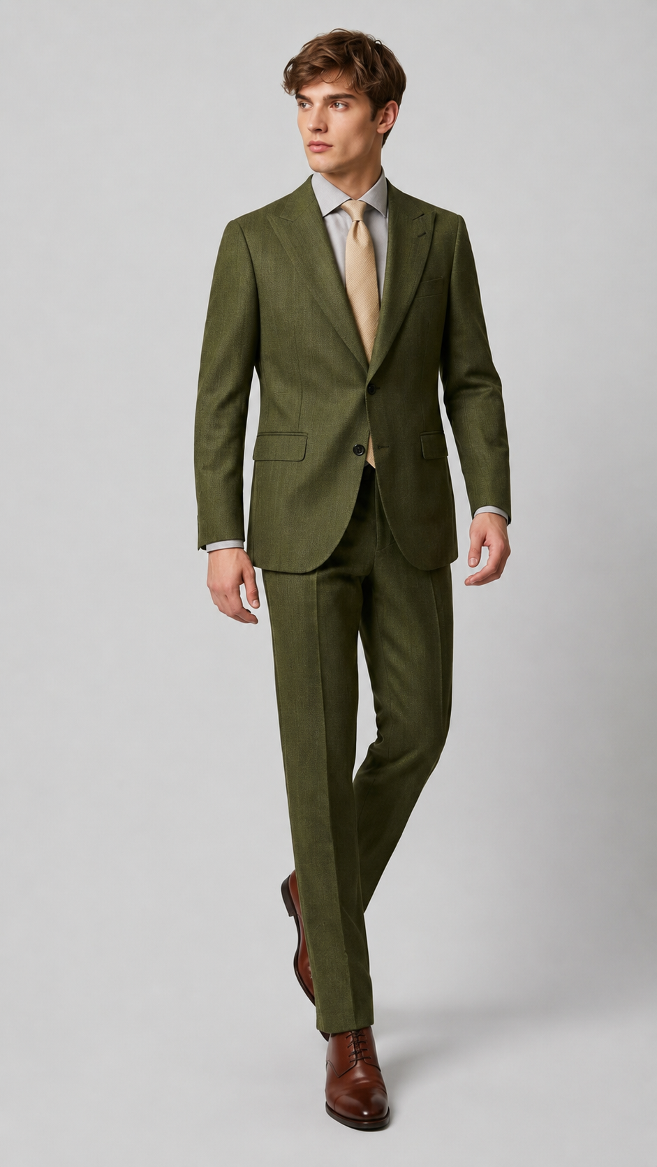 SartoPro Premium Wool Suit – Half-Canvas & 3D Tailored Fit
