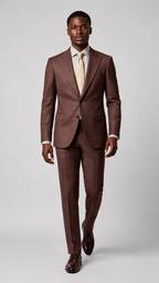 LiteWool Featherlight Wool Suit – Half-Canvas in Oatmeal