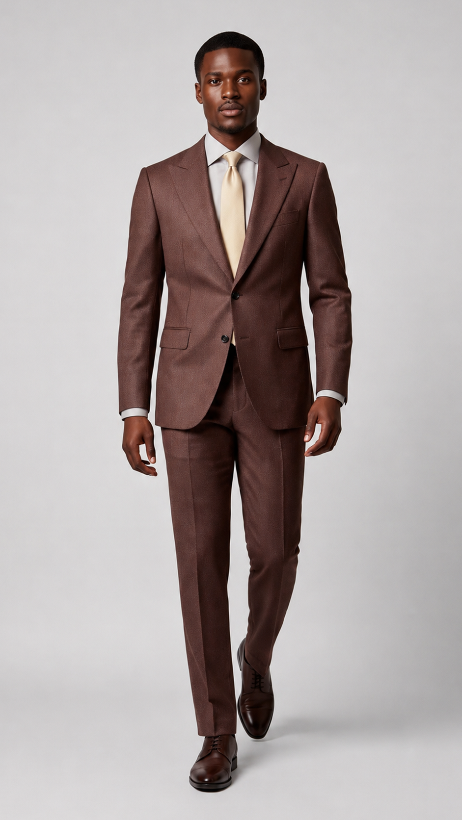 LiteWool Featherlight Wool Suit – Half-Canvas in Oatmeal