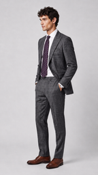 CitySartorial Merino Wool Suit – Half-Canvas Executive Fit