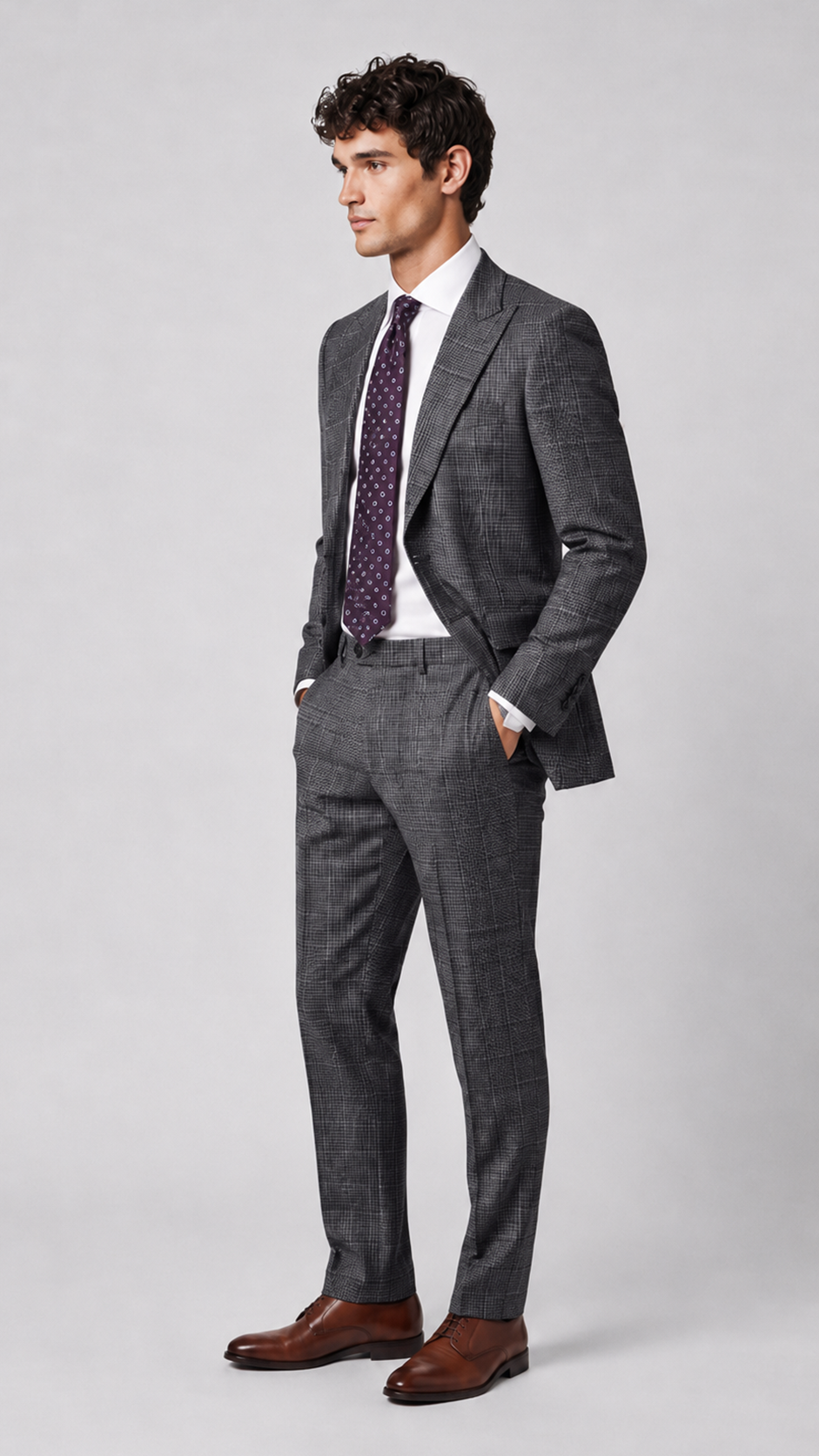 CitySartorial Merino Wool Suit – Half-Canvas Executive Fit