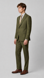 SartoPro Premium Wool Suit – Half-Canvas & 3D Tailored Fit