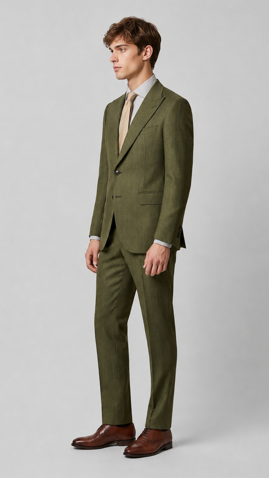 SartoPro Premium Wool Suit – Half-Canvas & 3D Tailored Fit