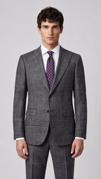 CitySartorial Merino Wool Suit – Half-Canvas Executive Fit