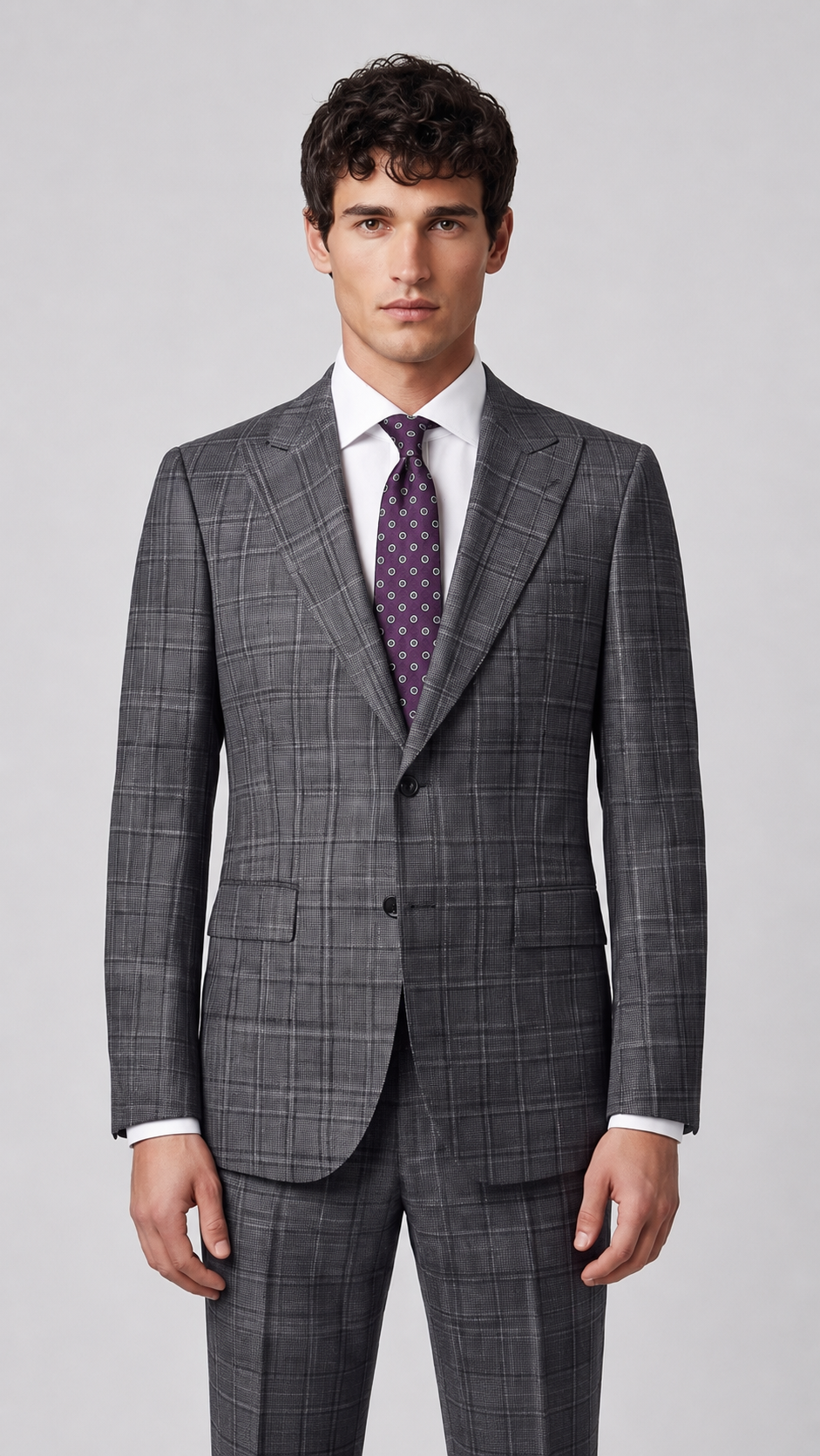 CitySartorial Merino Wool Suit – Half-Canvas Executive Fit