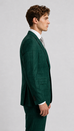 TailorCraft Refined Wool Suit – Lightweight Structure, Half-Canvas