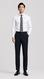 FlexSuit Stretch Wool Suit – Slim Fit Half-Canvas Construction