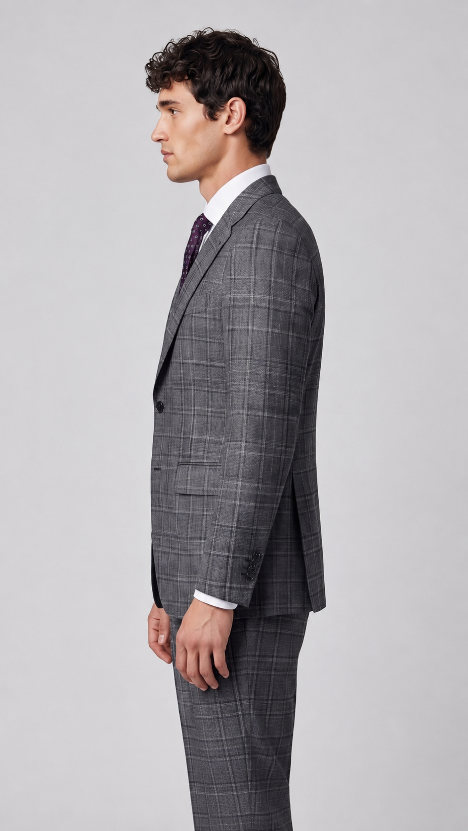 CitySartorial Merino Wool Suit – Half-Canvas Executive Fit
