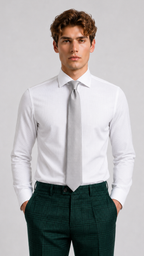 TailorCraft Refined Wool Suit – Lightweight Structure, Half-Canvas