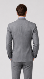 PrestigeLine Luxury Wool Suit – Double-Twist, Half-Canvas Structure