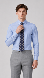 PrestigeLine Luxury Wool Suit – Double-Twist, Half-Canvas Structure