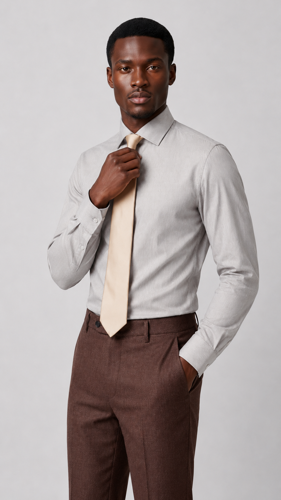 LiteWool Featherlight Wool Suit – Half-Canvas in Oatmeal